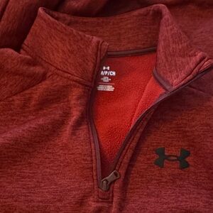 Under Armour Maroon Quarter-Zip Pullover